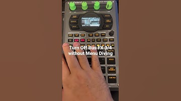 SP404 MK2 - Turn Off Bus FX 3/4 without Menu Diving