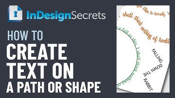 InDesign How-To: Create Text on a Path (Video Tutorial)