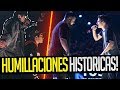 RIMAS que dieron lugar a HUMILLACIONES HISTÓRICAS | Batallas de Rap