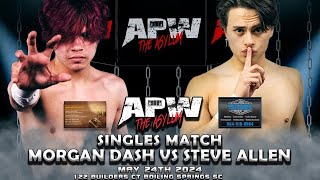 Morgan Dash vs Steve Allen Asylum Pro Wrestling