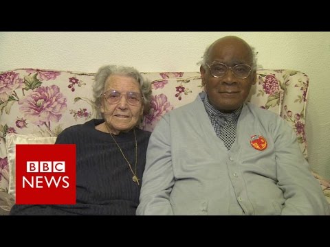 Couple who faced racism mark 73 years - BBC News