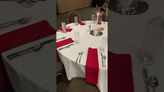 Dining table Set-up #dinner