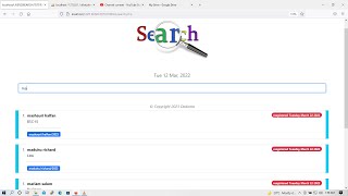 how to create searching engine using AJAX, PHP and MYSQL with suggestion searching results screenshot 5