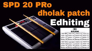 SPD 20 PRO | DHOLAK PATCH EDHITING | BACKUP LENE KE LIYE 6266080037