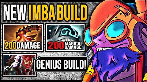 You Should try this Broken Build to Tinker Overwhelming blink+Shivas Guard! Tinker Gameplay.