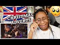 AMERICAN REACTS TO BRITISH CHRISTMAS ADVERTS! 😭