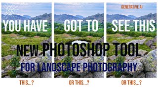 Using PS new generative AI tool on a landscape photography sunset! You must see this! screenshot 2