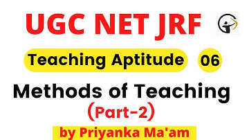 UGC NET JRF Paper -1 | Teaching Aptitude by Priyanka Ma