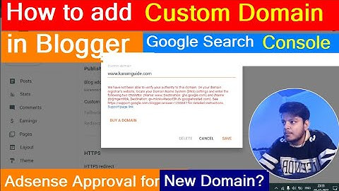 How to add Custom Domain in Blogger & Google Search Console | #Adsense #Blogger #Earnmoneyonline