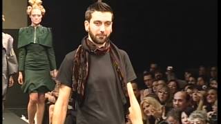 Dimitris Paraskevopoulos, Evelina Litina, Christina Scarpeli catwalk at 7th AXDW PART1