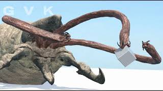 Graboid Tendril Animation Test Blender