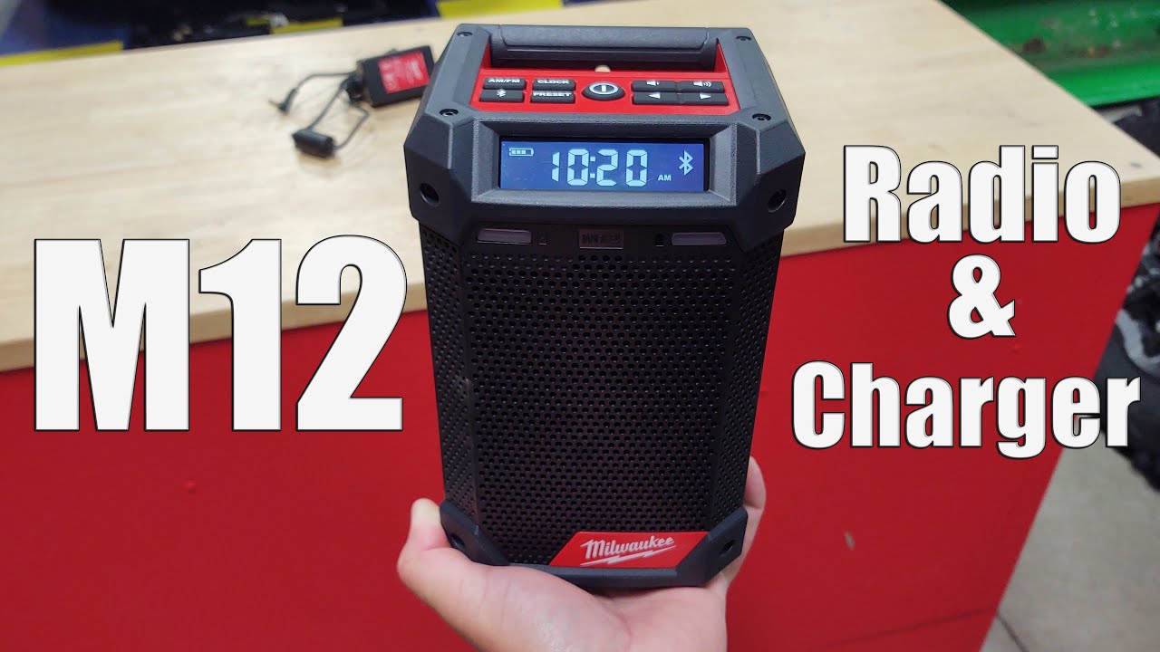 Perversión Humillar mundo Milwaukee M12 Bluetooth Radio and Battery Charger Review 2951-20 - YouTube