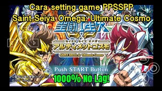 Cara Setting Game Saint Seiya Omega: Ultimate Cosmo! Game PPSSPP! 1000% No Lag!!! screenshot 2