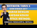 Darab Dalam Bentuk Kekisi Atau Lattice Method Dengan Mengumpul Semula Matematik Tahun 4 Darab Dalam Bentuk Kekisi Atau Lattice Method Dengan Mengumpul Semula Matematik Tahun 4