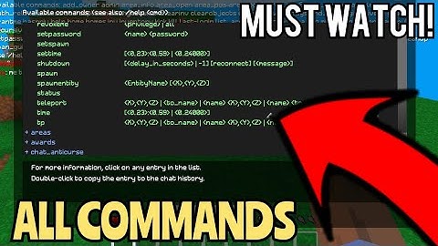 Every MultiCraft Commands You Should Know!