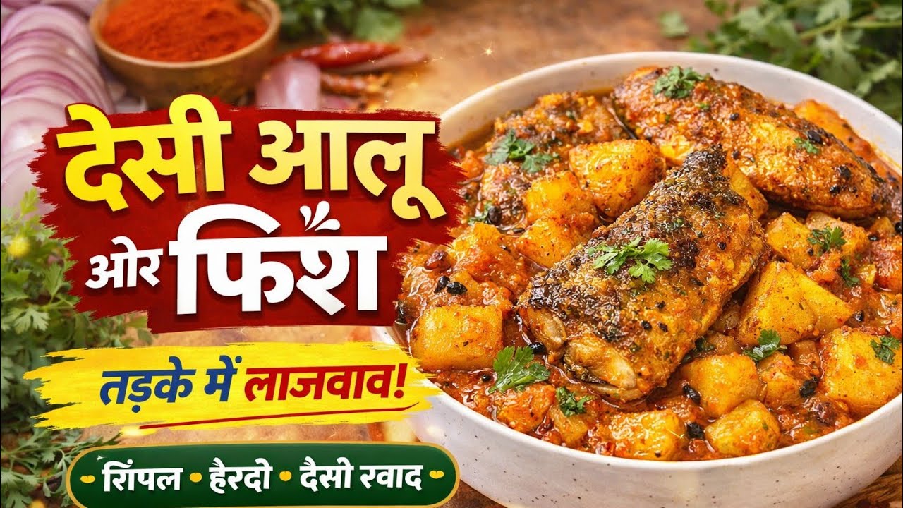 देशी आलू और छोटी फिश की बेहतरीन रेसिपी।।#MasterQueen #DesiAloo #ChotiFish #FishCurry #DesiRecipe 