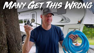 How To Setup RV Water The Right Way!