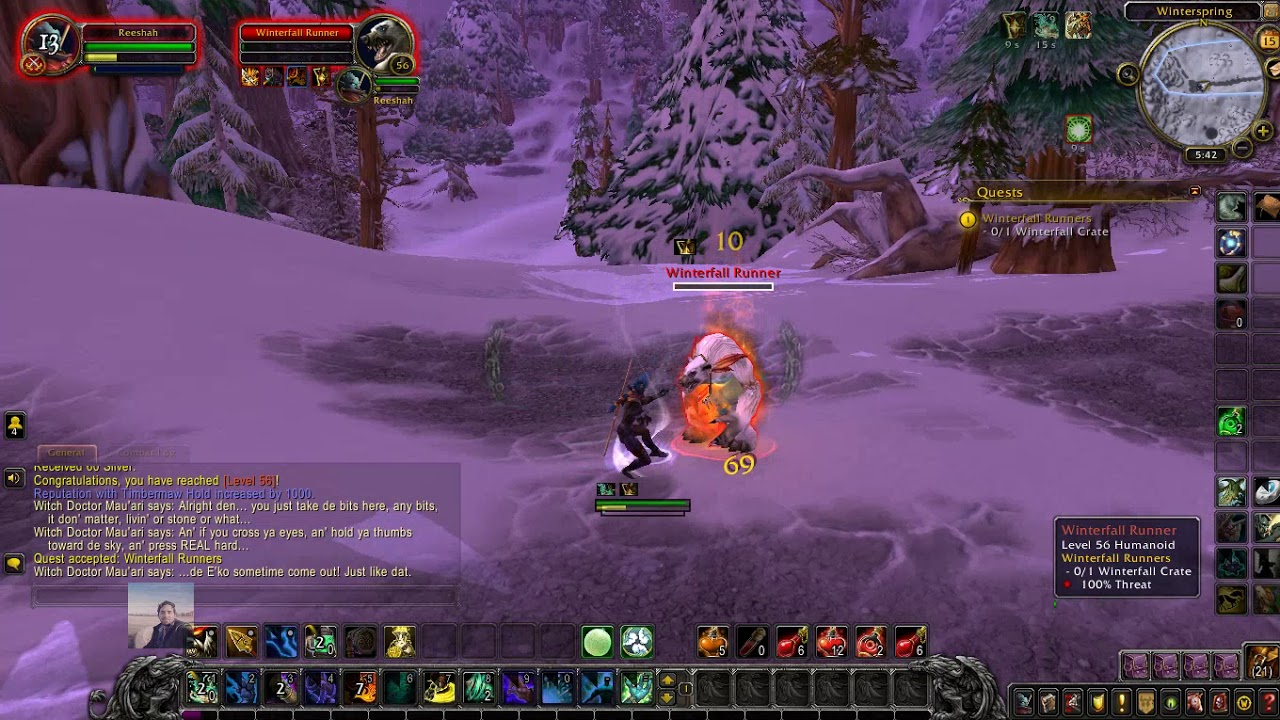World of Warcraft - Horde Quest Guide - Winterfall Runners