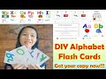 DIY Alphabet Flash Cards