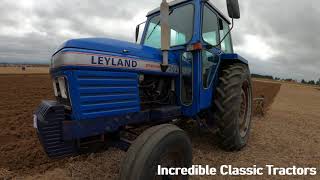 1981 Leyland 262 Synchro 3.8 Litre 4-Cyl Diesel Tractor (58 HP) with Bamfords Plough