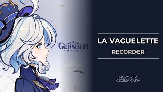 Recorder: How To Play La Vaguelette By Hoyo Mix Ft Cecilia Cara