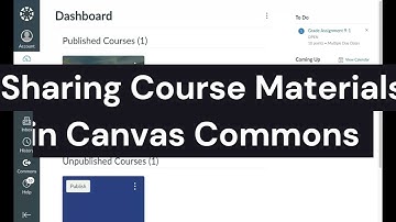 Sharing Course Materials in Canvas Commons - 2