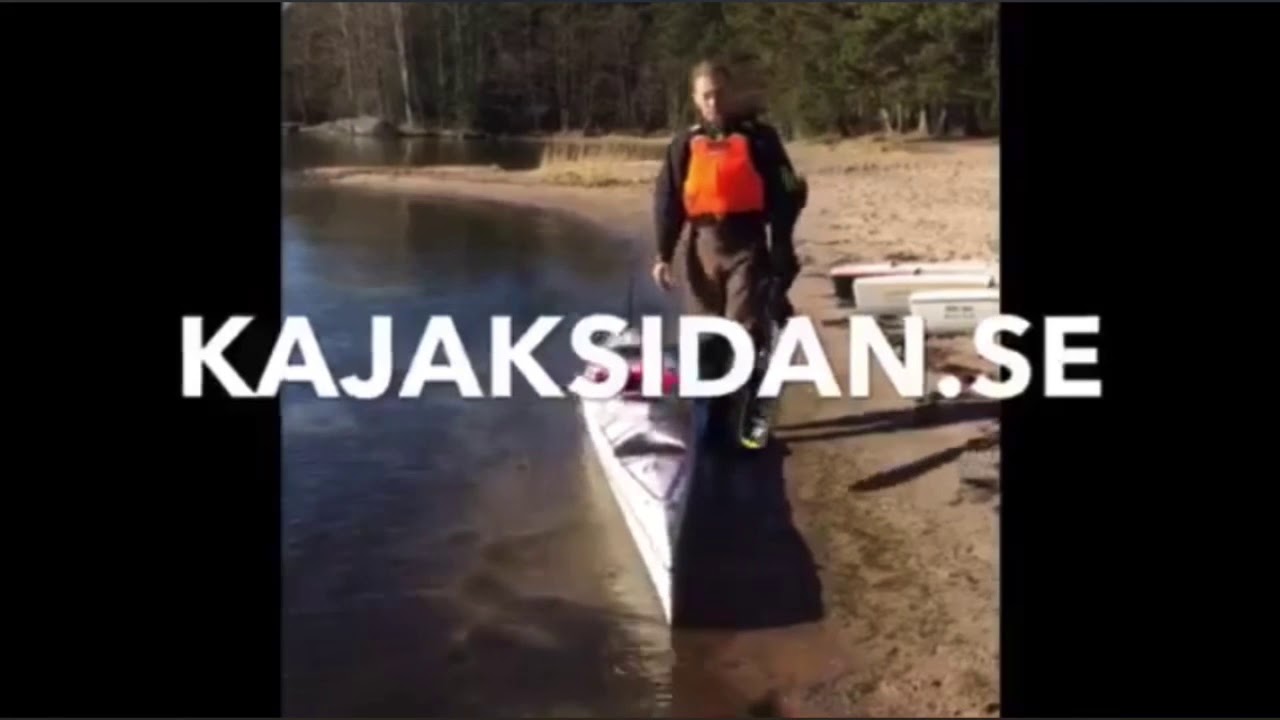 Kliva i och ur kajaken.