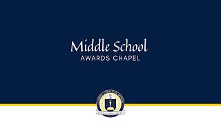 Middle School Awards Day May 14, 2026
