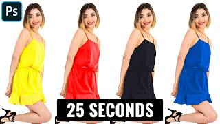 How to Change Color of Object in Photoshop 2025 (Fastest Way)