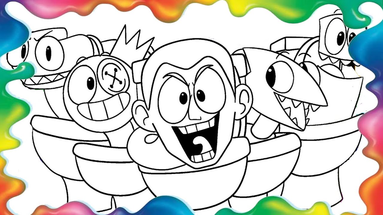 🌈✨ Rainbow Friends Chapter 2 coloring pages