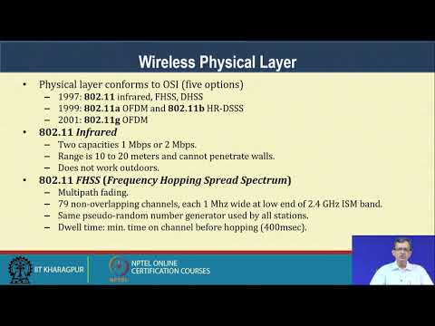 Lecture 54: Wireless LANs