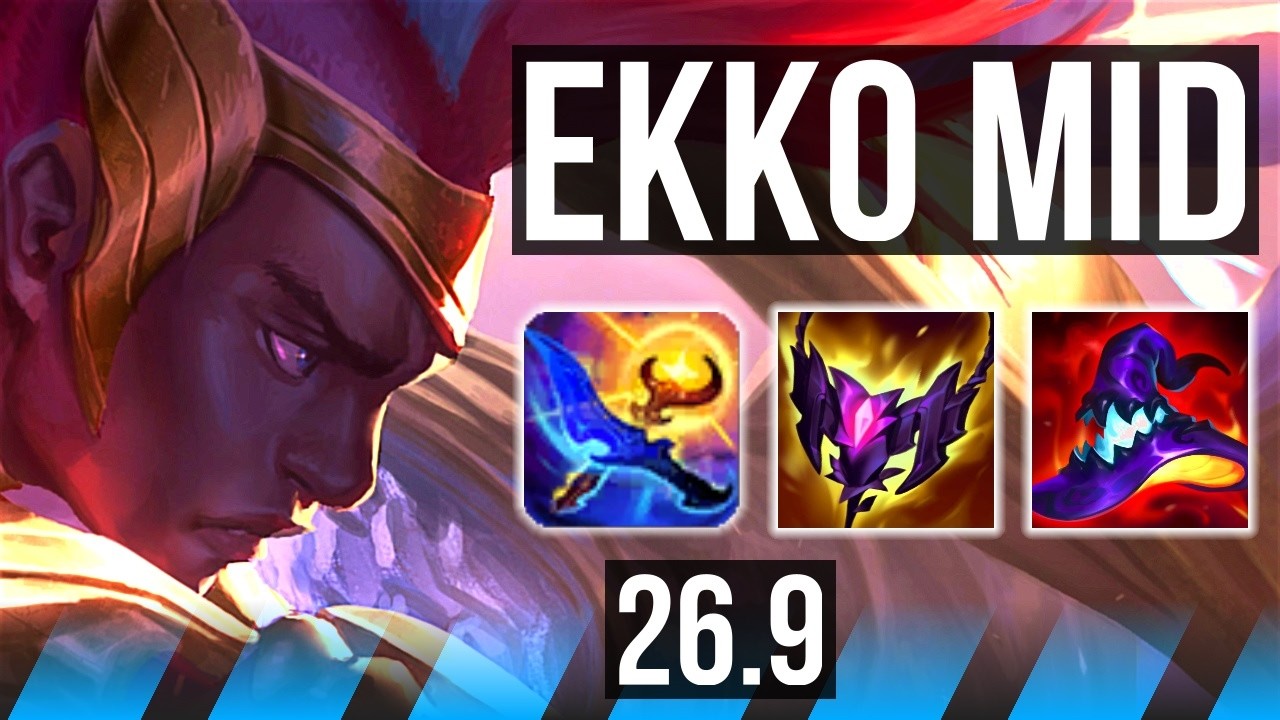 EKKO vs ZED (MID) | Good KDA: 21/1/4, 43K damage | EUW Master