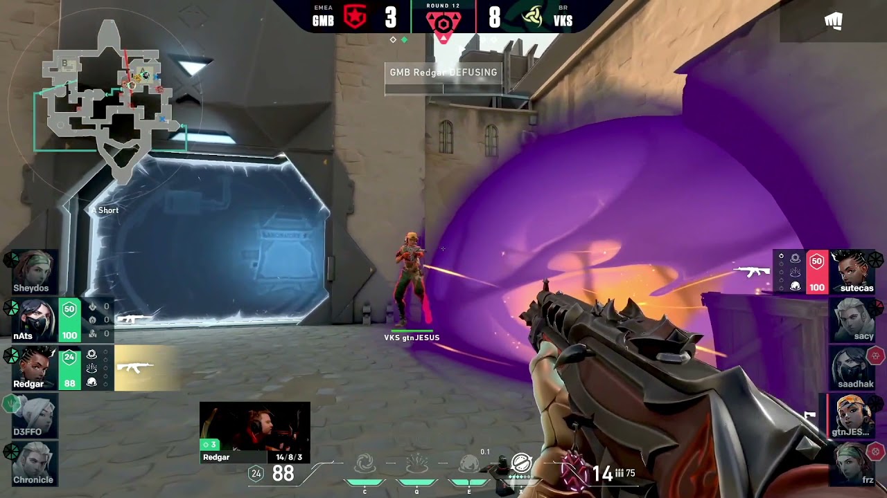 Team Vikings vs Gambit | how to retake a site with ace