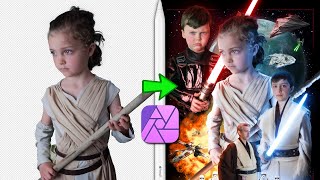 Making a Star Wars Poster on the iPad Pro (Speed Art) screenshot 4