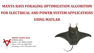 MANTA RAYS FORAGING OPTIMIZATION ALGORITHM FOR ELECTRICAL AND POWER SYSTEM APPLICATIONS USING MATLAB screenshot 1