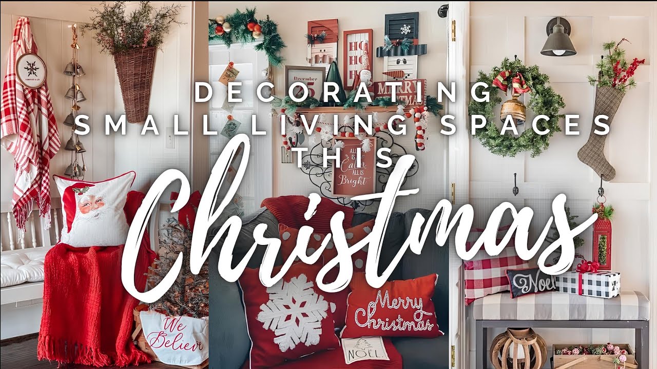 Cozy Christmas: Creative Ways to Decorate Small Living Spaces & Make Your Home Festive This Holiday🎄