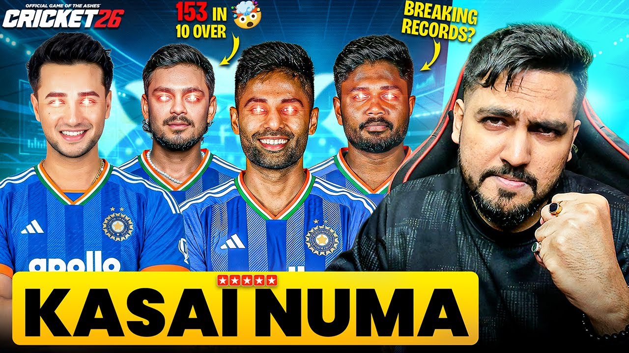 Impossible Challenge?! 😳 Kasainuma Batting vs New Zealand | IND vs NZ | Cricket 26 | RtxVivek