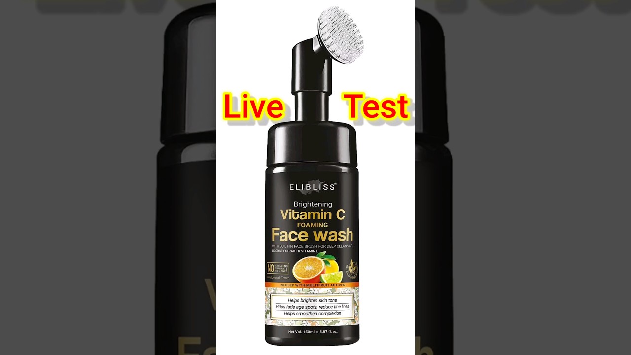 vitamin c foaming facewash || facewash || best facewash for reduce darkness || 