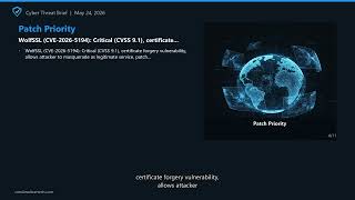 Cyber Threat Brief - May 24, 2026