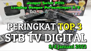 3 Rekomendasi STB TV Digital Terbaik Cocok Untuk TV Tabung Dan LED Fitur Lengkap Sinyal Muncrat