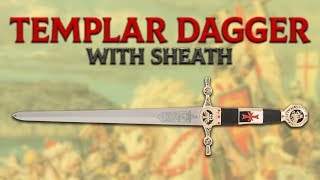 SG580 Templar Dagger with Sheath from Medieval Collectibles