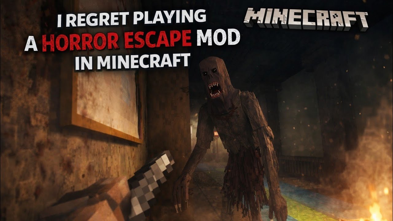 My friend recommended me to play this Minecraft Horror Mod - YouTube