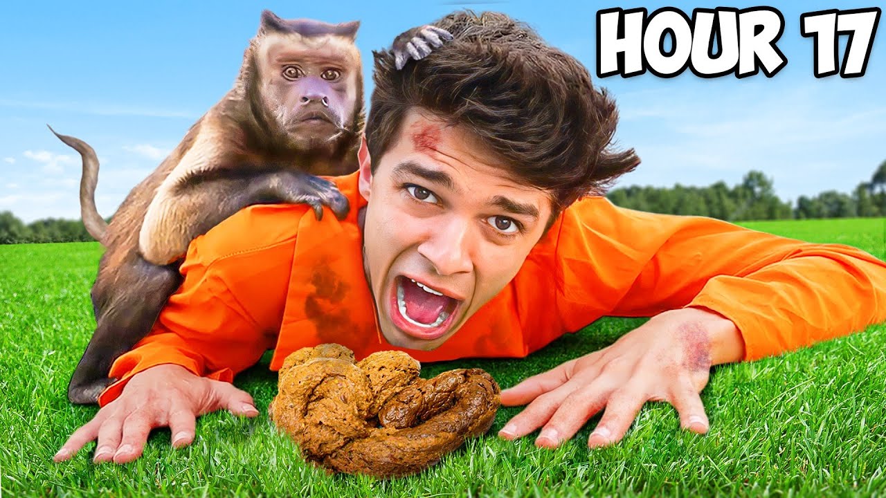 I LET A REAL MONKEY CONTROL MY LIFE FOR 24 HOURS! - YouTube