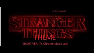 Stranger Things Theme in Chrome Music Lab
