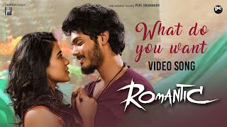    What Do You Want Video Song | Romantic | Akash Puri | Ketika Sharma | Puri Jagannadh | Charmme Kaur Image