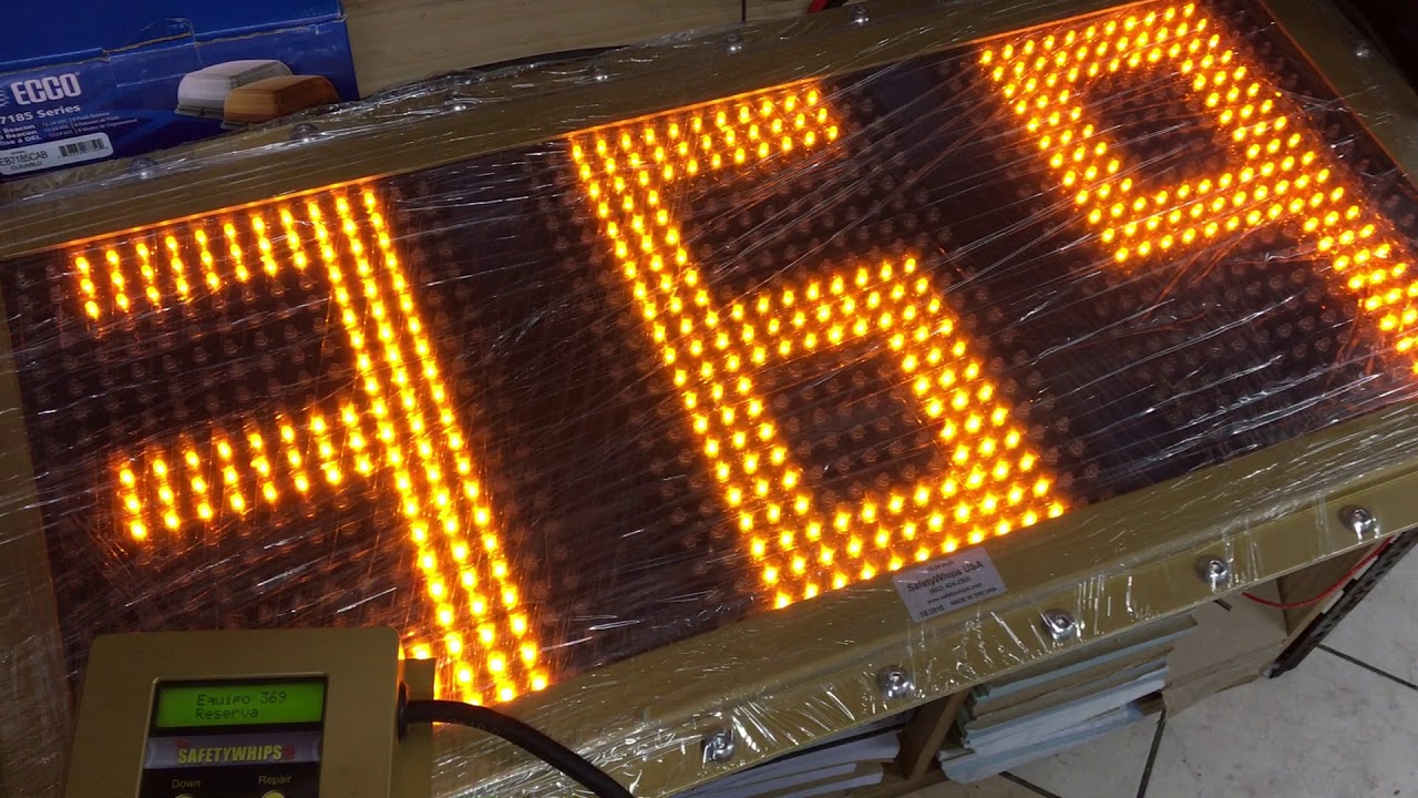 APS- Panel VID LED Alfanumérico Programable  con Mensajería Dinámica