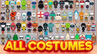 ALL COSTUMES  COLLECTED + Secret Costumes | Toca Life World screenshot 3