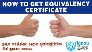 How to Apply For Equivalency Certificate with IGNOU Degree