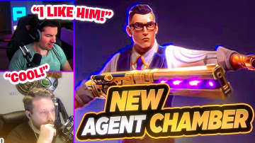 Valorant Pros react to New Agent Chamber (JasonR, AverageJonas)