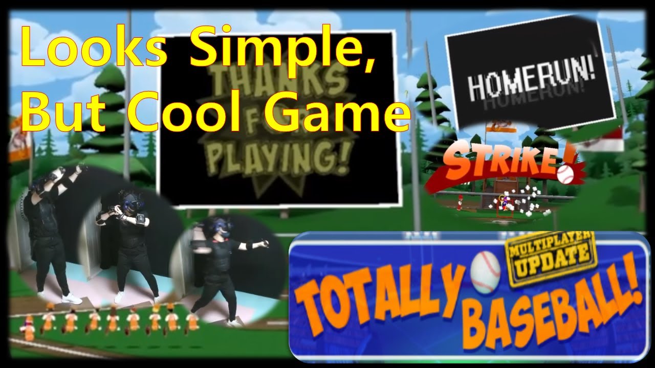 Totally Baseball VR sports Manual throw & defense multi view